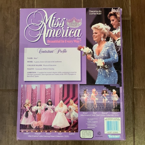 Official Miss America Evening Gown BARBIE-STYLE Blair doll. BRAND NEW IN BOX! - Picture 2 of 8